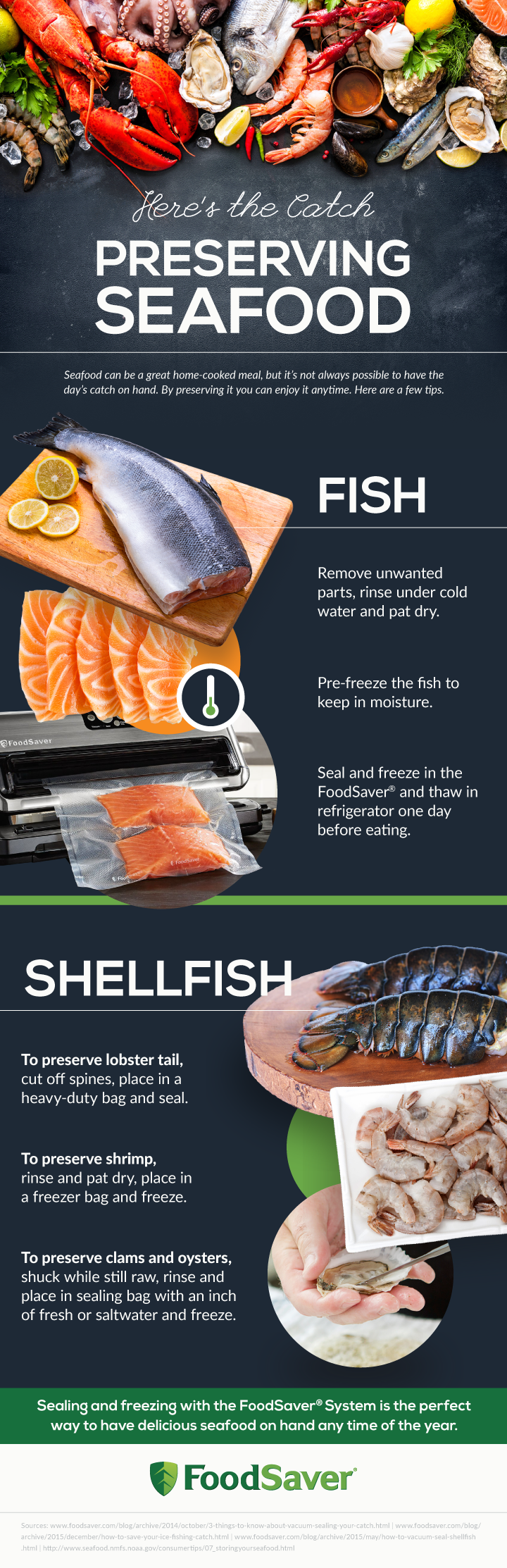 With the right tools, your seafood can stay fresh for longer.